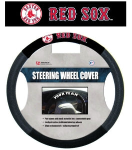 Boston Red Sox Steering Wheel Cover Mesh Style CO