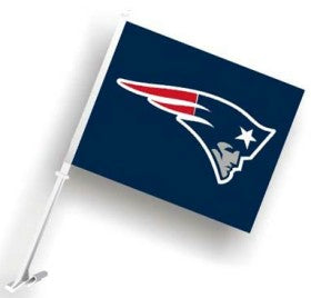 New England Patriots Flag Car Style