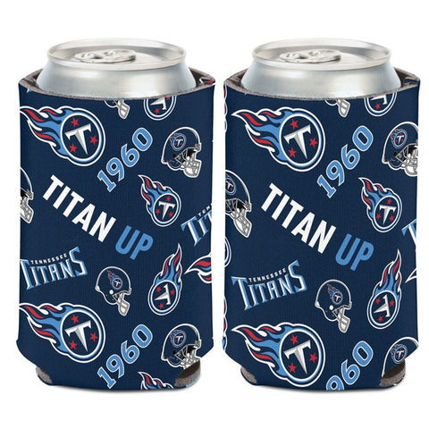 Tennessee Titans Can Cooler Scatterprint Design