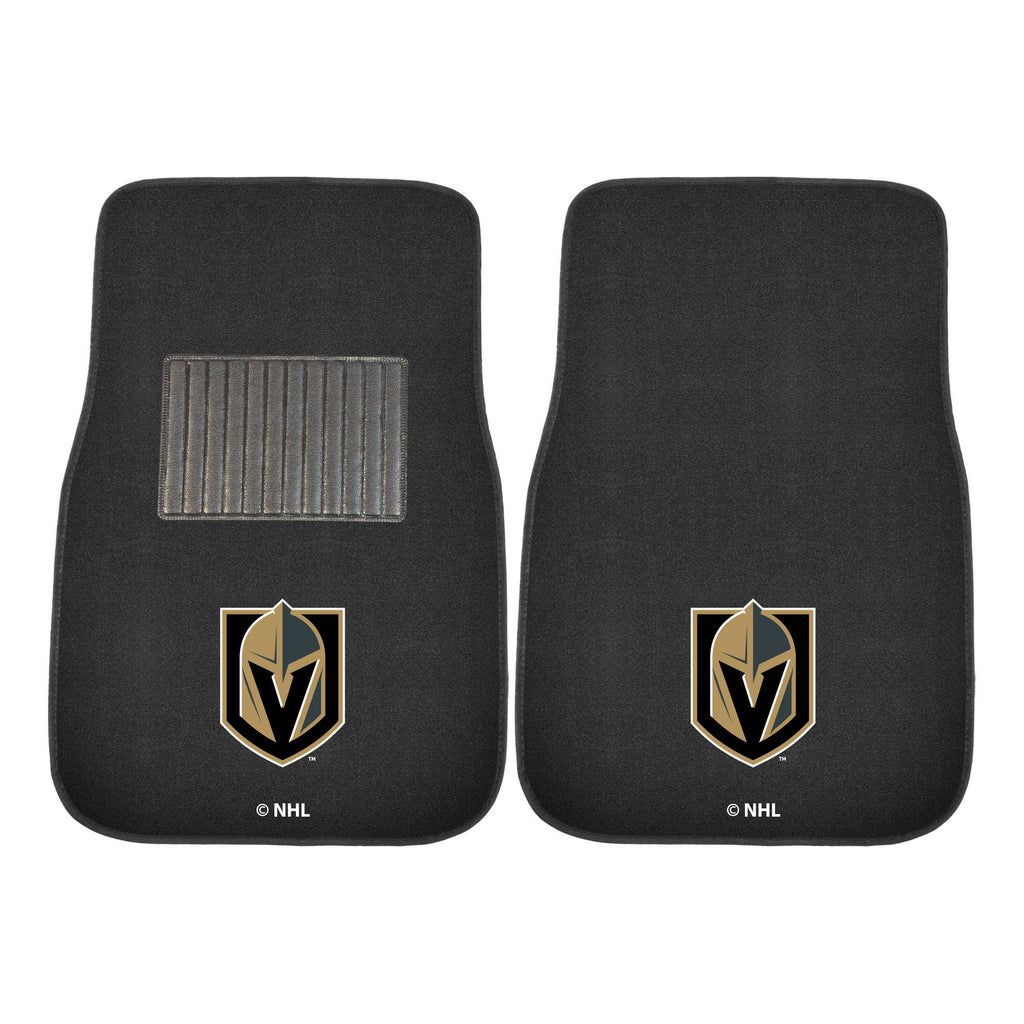 NHL - Vegas Golden Knights 2-pc Embroidered Car Mat Set