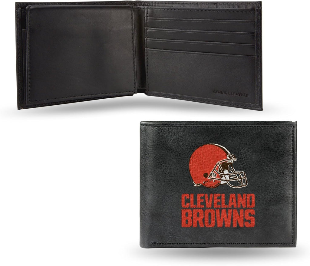 Cleveland Browns Embroidered Leather Billfold