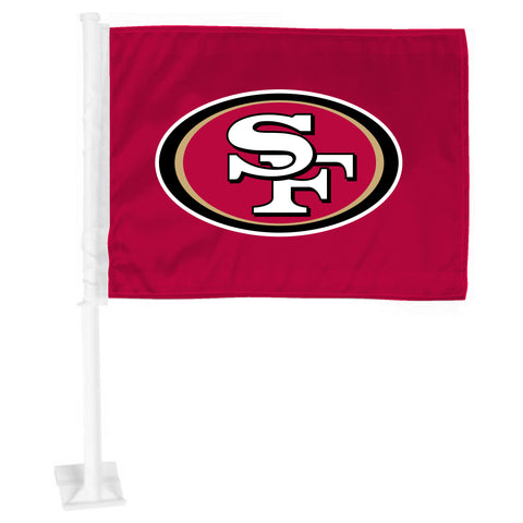 San Francisco 49ers Flag Car Primary Logo