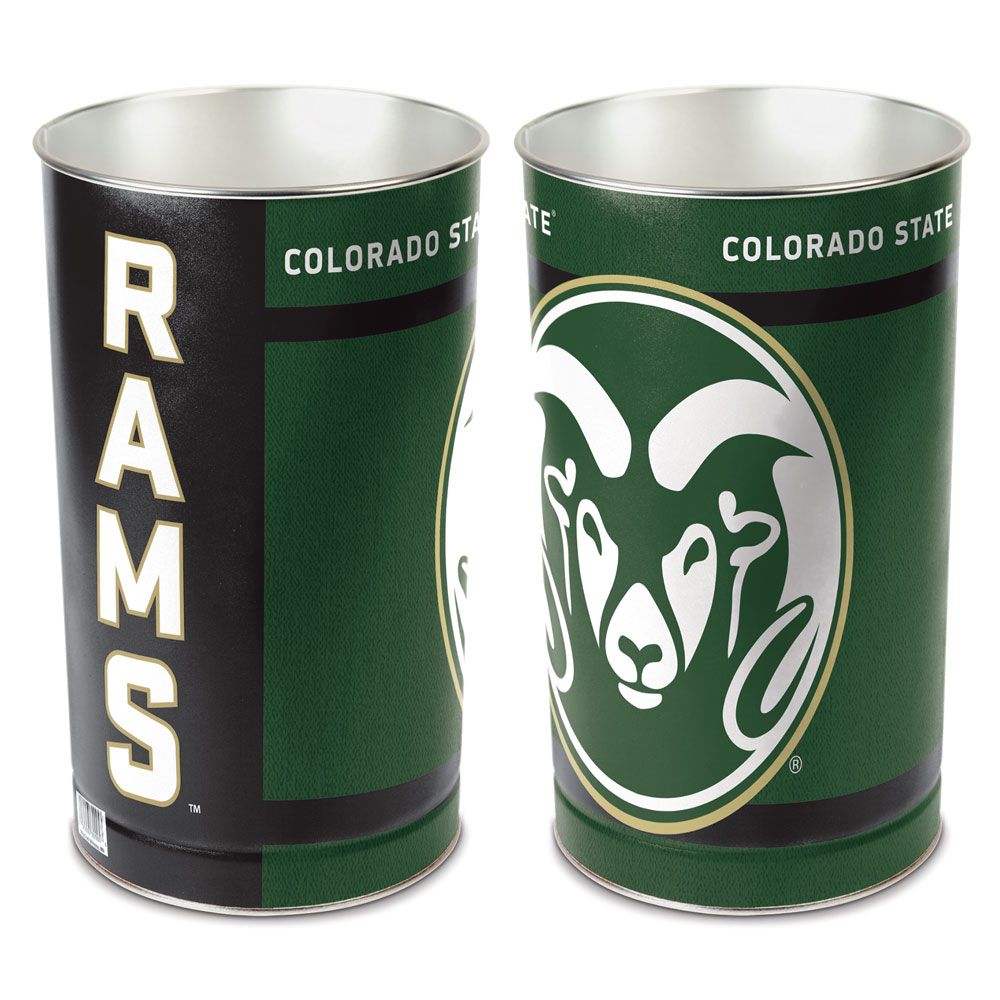 Colorado State Rams Wastebasket 15 Inch - Special Order