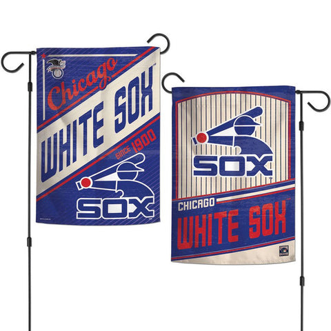 Chicago White Sox Flag 12x18 Garden Style 2 Sided Cooperstown
