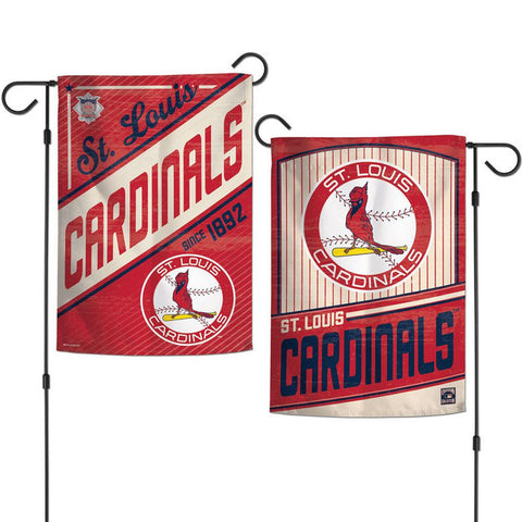 St. Louis Cardinals Flag 12x18 Garden Style 2 Sided Cooperstown