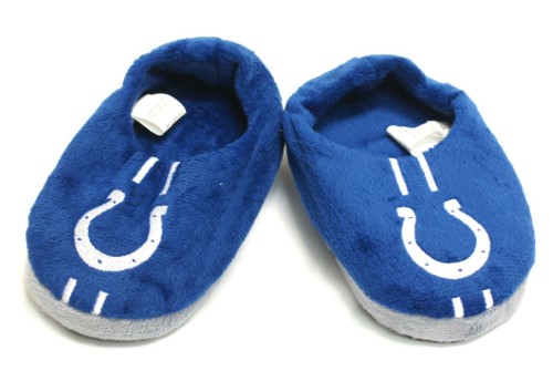 Indianapolis Colts Slipper - Youth 4-7 Size 13-1 Stripe - (1 Pair) - XL