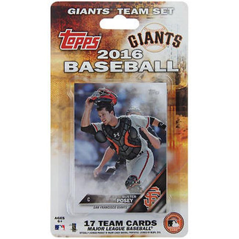 San Francisco Giants Topps Team Set - 2016