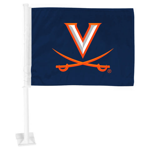 Virginia Cavaliers Flag Car Primary Logo