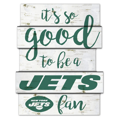 New York Jets Sign 11x14 Wood Good To Be A Fan