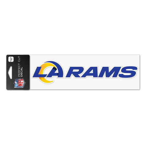 Los Angeles Rams Decal 3x10 Perfect Cut Color