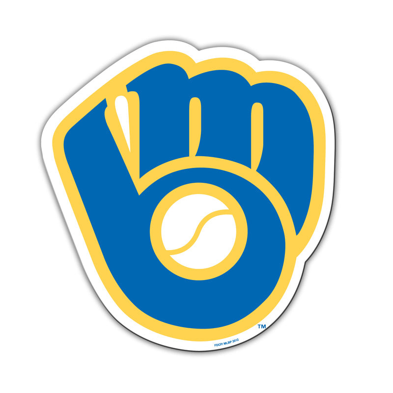 Milwaukee Brewers Magnet Car Style 12 Inch Glove Design CO