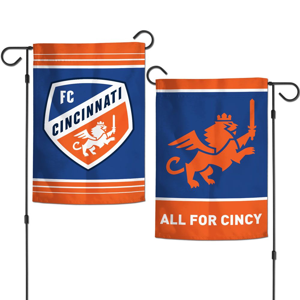 FC Cincinnati Flag 12X18 Garden Style - Special Order