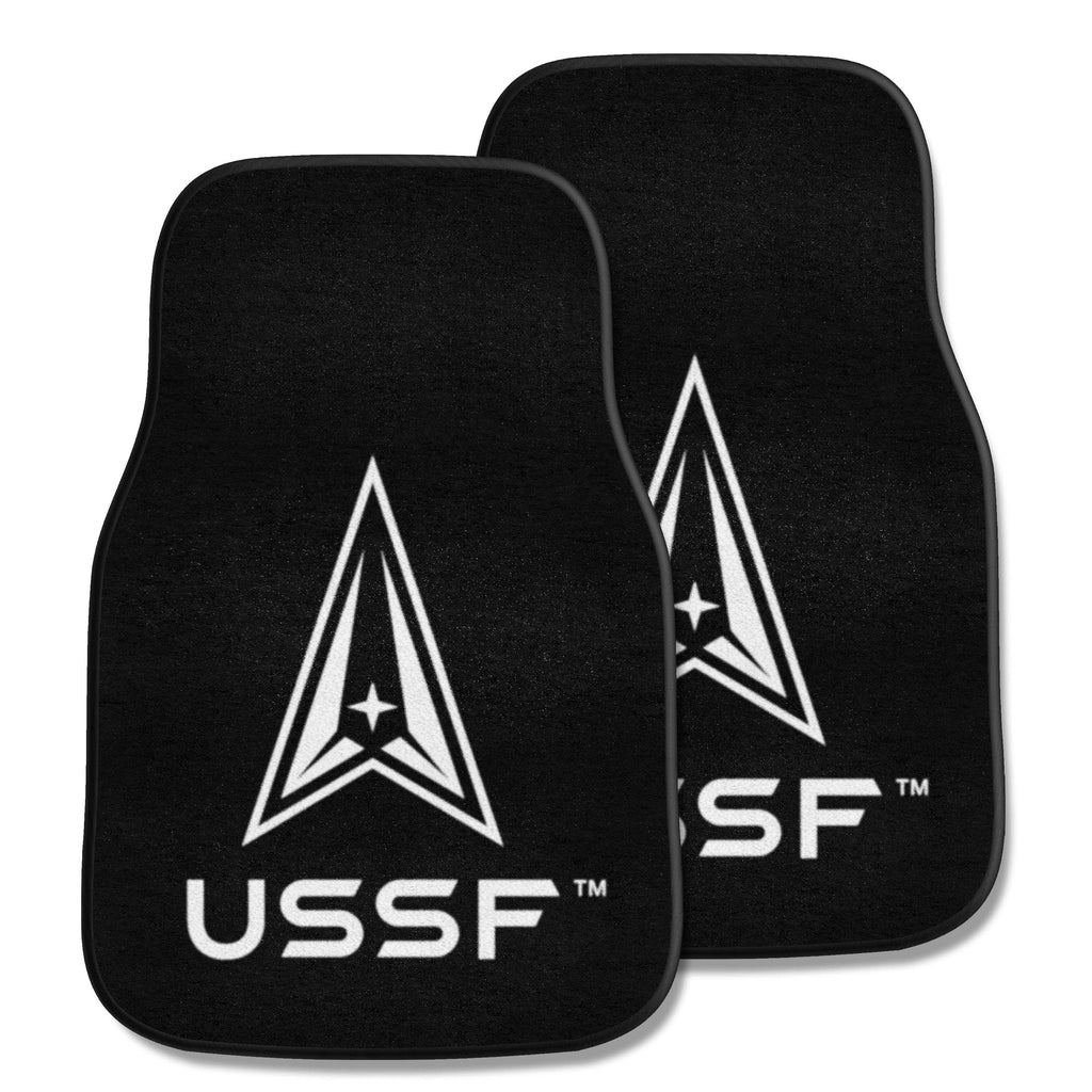 Space Force 2-pc Carpet Car Mat Set