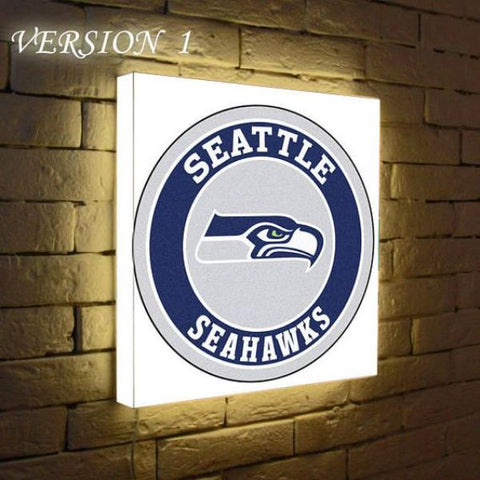 Seattle Seahawks Sign Light Up Wall Style