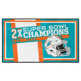 NFL - Miami Dolphins 3X5AREARUG