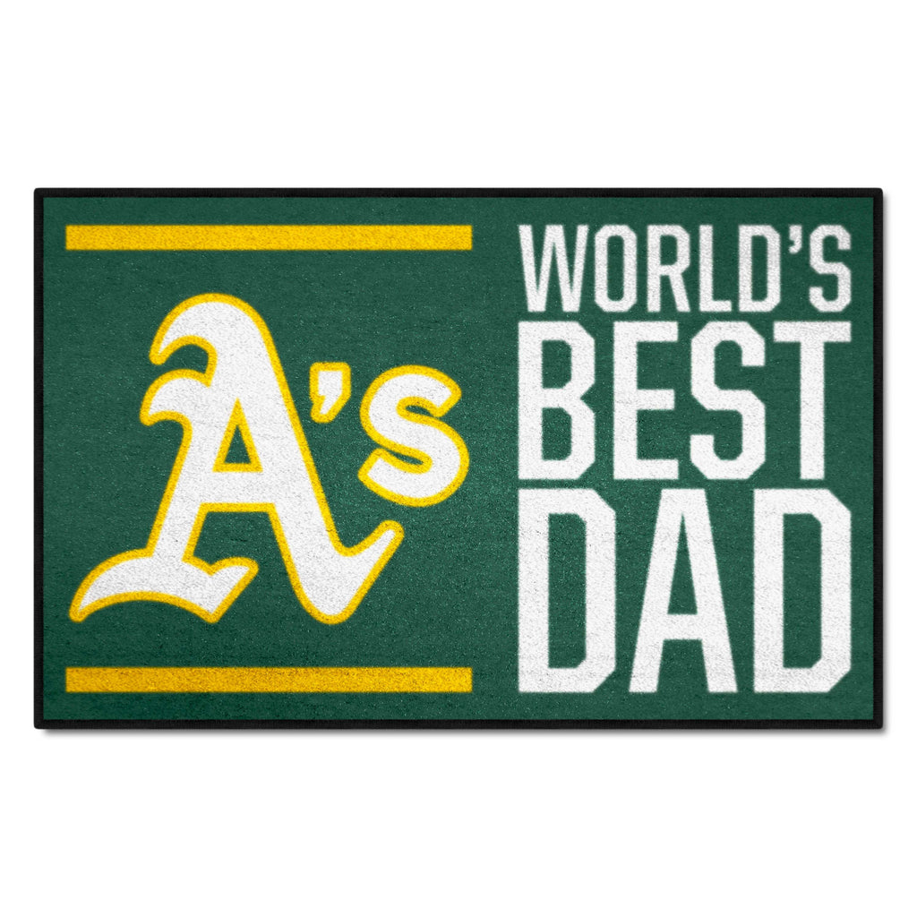 MLB - Oakland Athletics Starter Mat - World's Best Dad