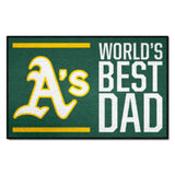 MLB - Oakland Athletics Starter Mat - World's Best Dad