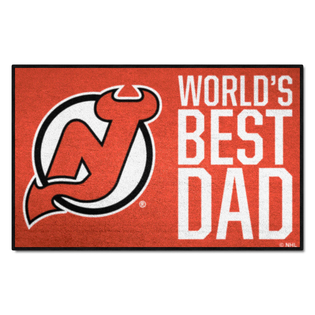 NHL - New Jersey Devils Starter Mat - World's Best Dad