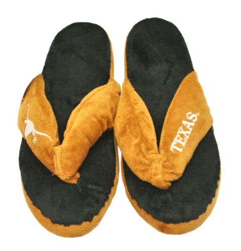 Texas Longhorns Slipper - Women Thong Flip Flop - (1 Pair) - S