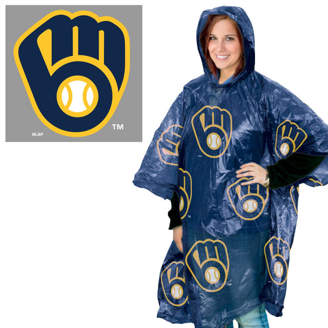 Milwaukee Brewers Rain Poncho Special Order