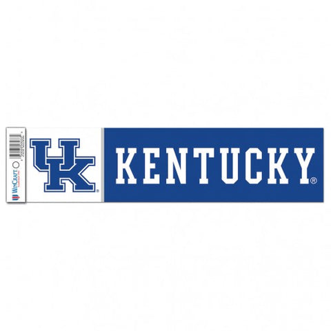 Kentucky Wildcats Decal 3x12 Bumper Strip Style