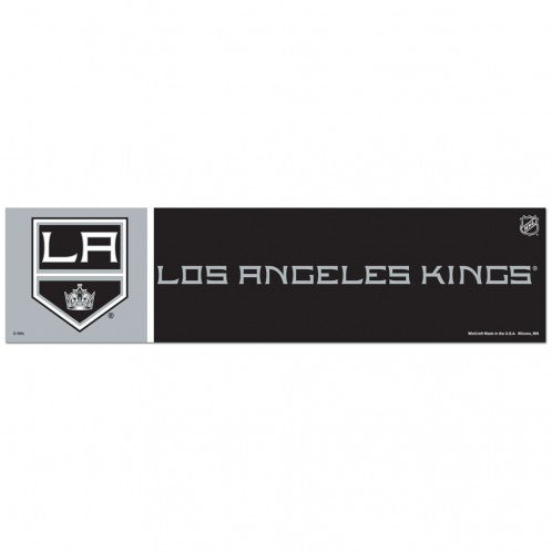 Los Angeles Kings Decal 3x12 Bumper Strip Style - Special Order