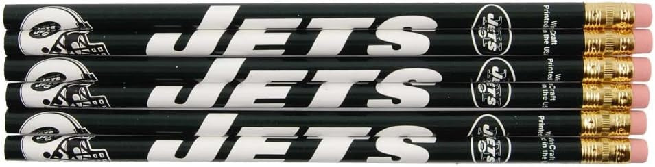 New York Jets Pencil 6 Pack
