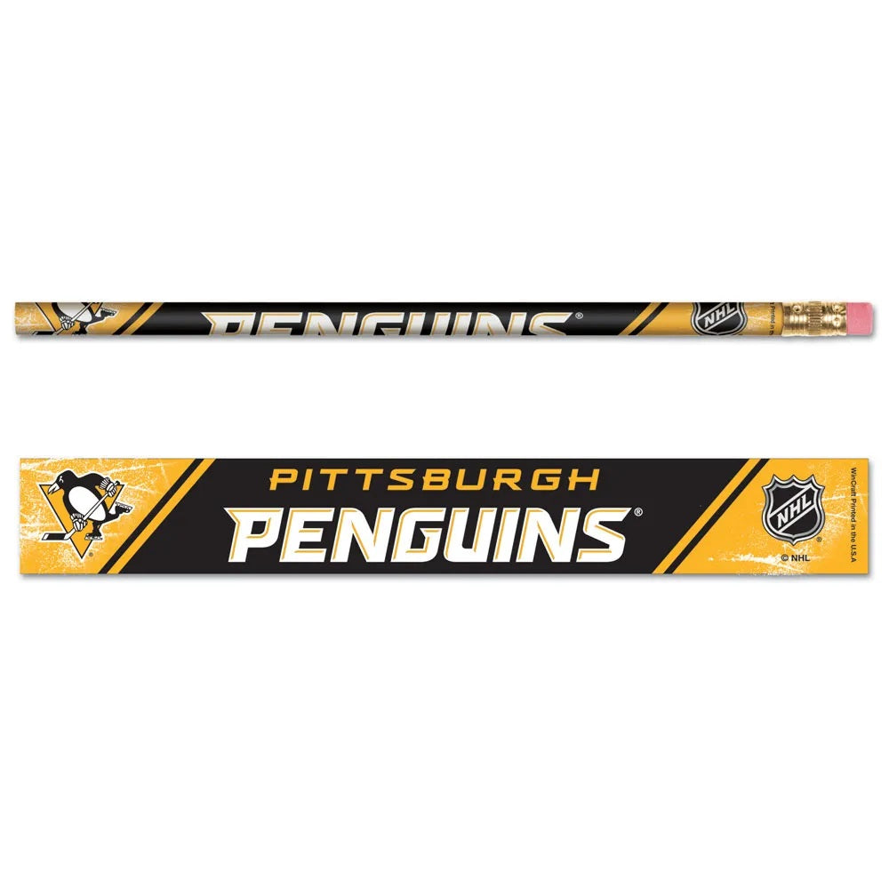 Pittsburgh Penguins Pencil 6 Pack - Special Order