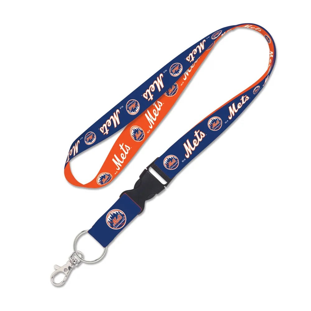 New York Mets Lanyard with Detachable Buckle Two Color - Special Order
