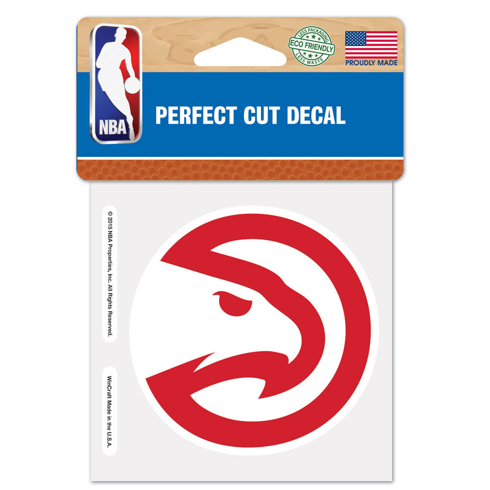 Atlanta Hawks Decal 4x4 Perfect Cut Color - Special Order