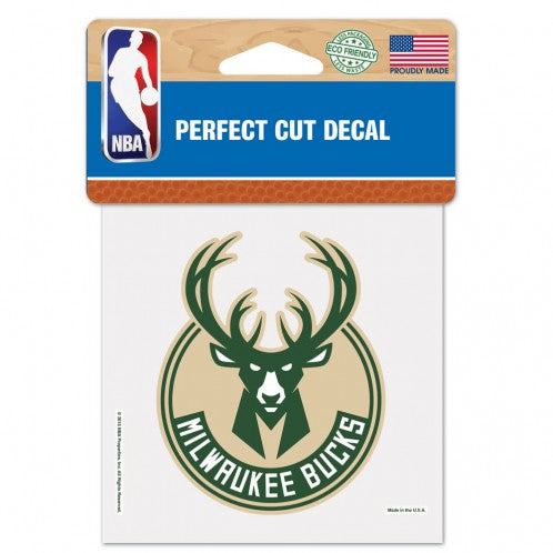 Milwaukee Bucks Decal 4x4 Perfect Cut Color - Special Order