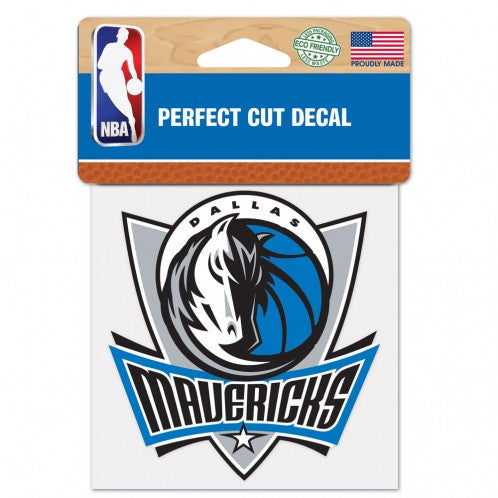 Dallas Mavericks Decal 4x4 Perfect Cut Color - Special Order