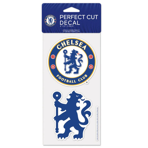 Chelsea Football Club Decal 4x4 Perfect Cut Set of 2