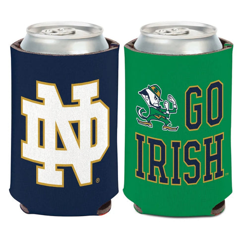 Notre Dame Fighting Irish Can Cooler Slogan Design