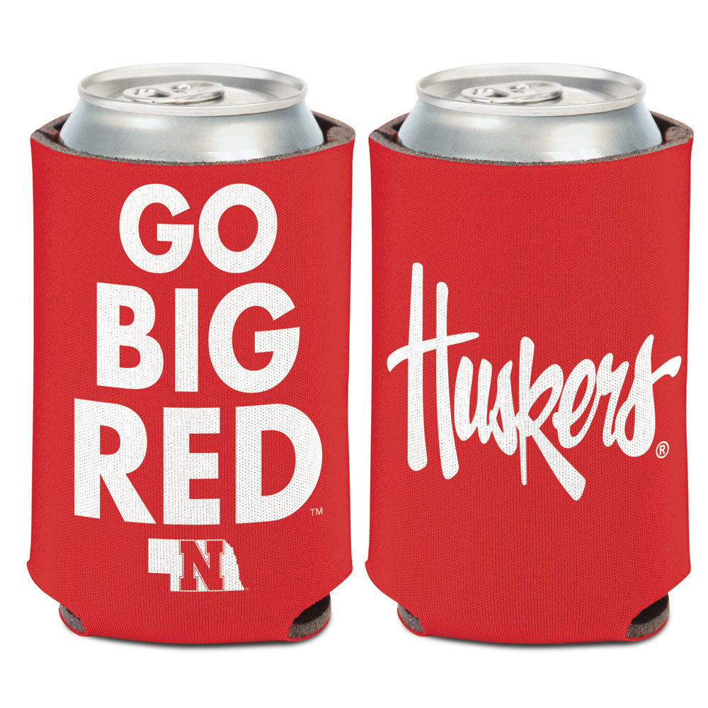 Nebraska Cornhuskers Can Cooler Slogan Design Special Order