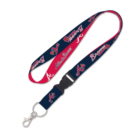 Atlanta Braves Lanyard with Detachable Buckle Two Color