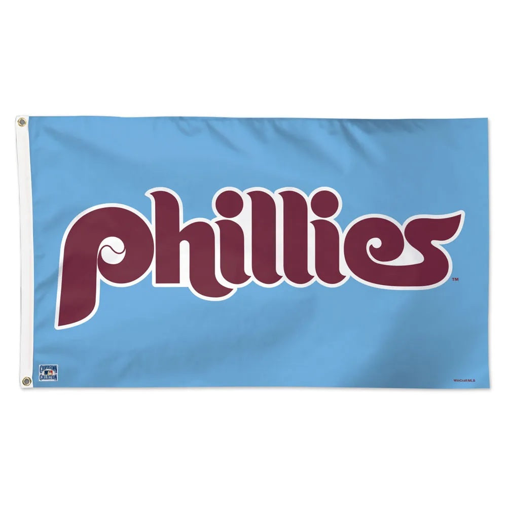Philadelphia Phillies Flag 3x5 Deluxe Style Cooperstown - Special Order