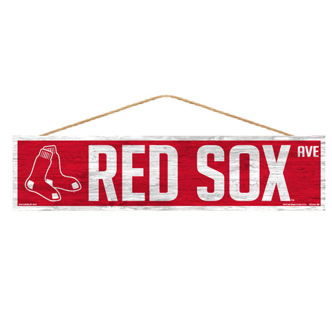 Boston Red Sox Sign 4x17 Wood Avenue Design - Special Order
