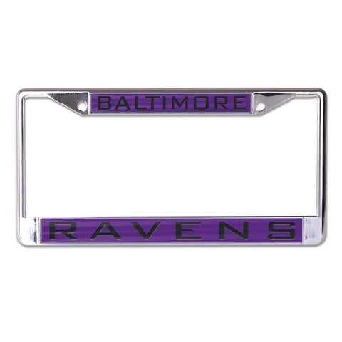 Baltimore Ravens License Plate Frame - Inlaid