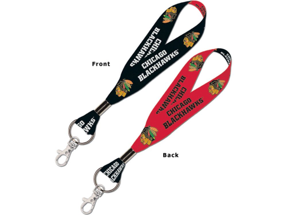 Chicago Blackhawks Key Strap 1 Inch - Special Order