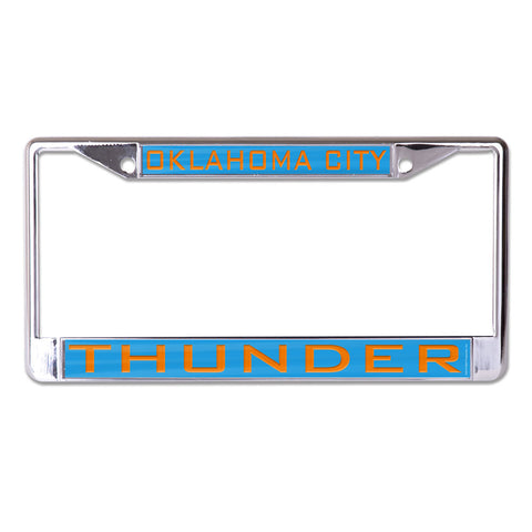 Oklahoma City Thunder License Plate Frame - Inlaid