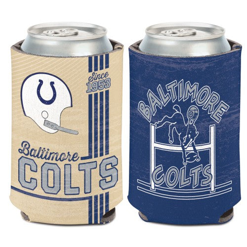 Indianapolis Colts Can Cooler Vintage Design - Special Order