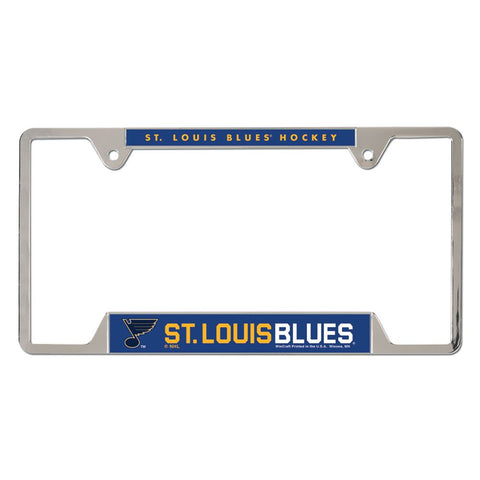 St. Louis Blues License Plate Frame Metal - Special Order