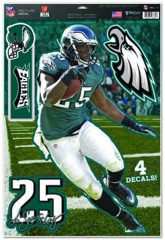 Philadelphia Eagles Decal 11x17 Multi Use LeSean McCoy Design