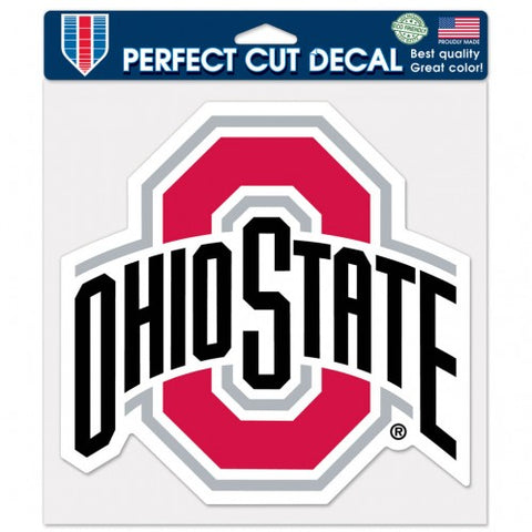 Ohio State Buckeyes Decal 8x8 Die Cut Color