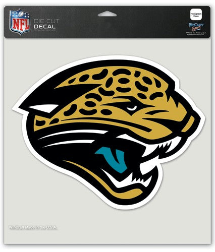 Jacksonville Jaguars Decal 8x8 Die Cut Color - Special Order
