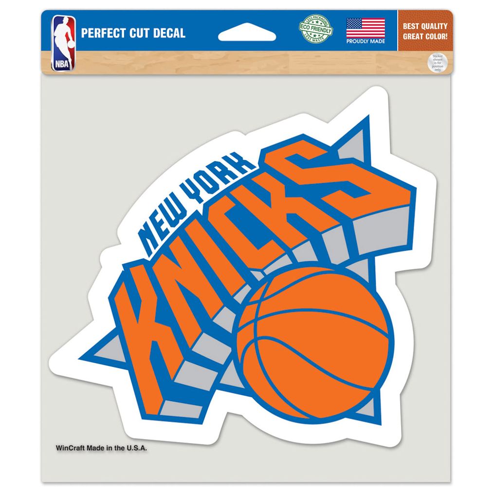 New York Knicks Decal 8x8 Perfect Cut Color - Special Order