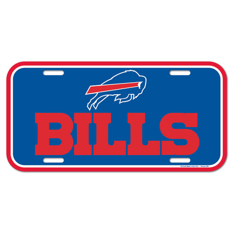 Buffalo Bills License Plate Plastic