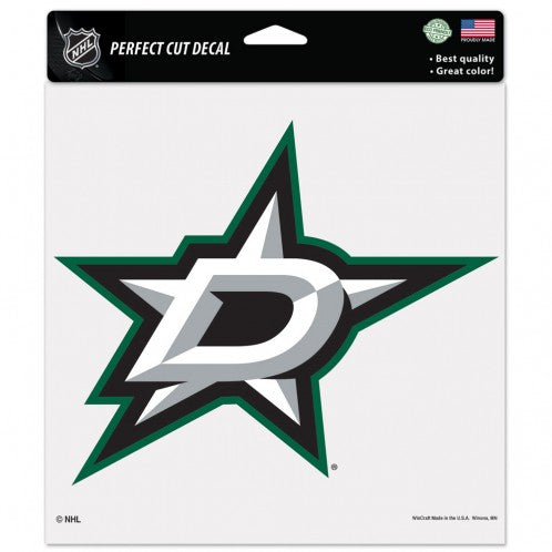 Dallas Stars Decal 8x8 Perfect Cut Color - Special Order