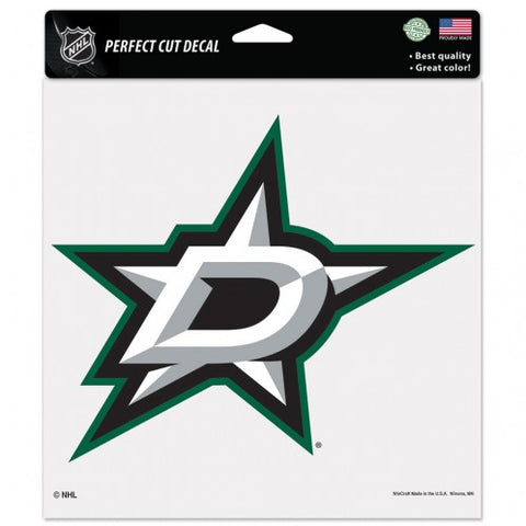 Dallas Stars Decal 8x8 Perfect Cut Color - Special Order